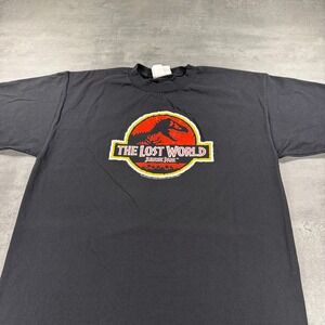 Vintage 1997 The Lost World Jurassic Park Universal Studios Movie T‎ Shirt XL
